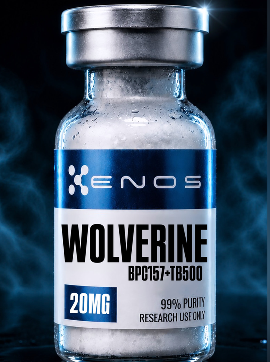 BPC-157 + TB-500 "Wolverine" 20MG research vial — ENOS Labs USA